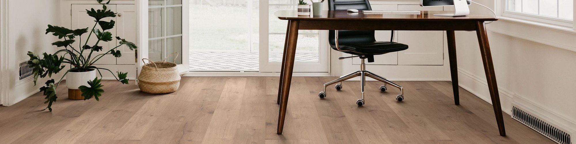 Chair and desk on hardwood - Floor Decor Inc in Upland